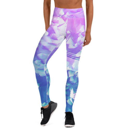 Light Valkyrie Fractal Yoga Leggings