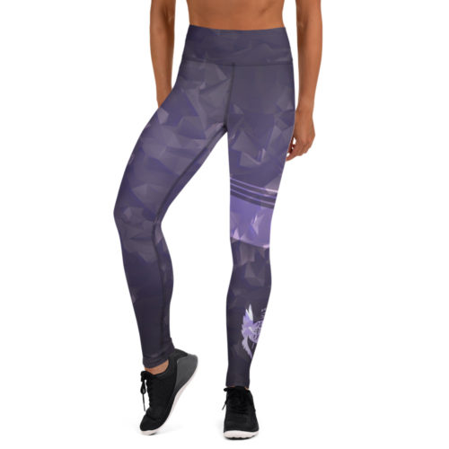 Dark Valkyrie Fractal Yoga Leggings