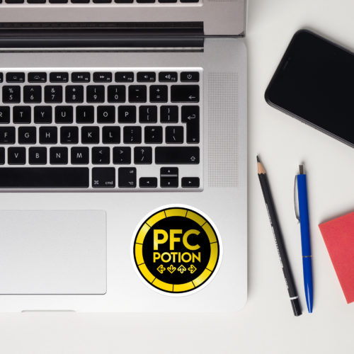 PFC Potion Bubble-free stickers